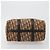 Borsa Boston Christian Dior Trotter Canvas Beige Oro Auth 186961 D'oro - vista 5