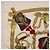 Hermès Foulard HERMES Carre 90 « GRAND UNIFORME » Seta Beige Auth 194426 - vista 2