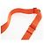 LOUIS VUITTON Borsa a tracolla Keepall XS Pelle Orange M81004 LV Auth 196076M Arancione - vista 15