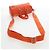 LOUIS VUITTON Borsa a tracolla Keepall XS Pelle Orange M81004 LV Auth 196076M Arancione - vista 7