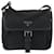 Borsa a Tracolla PRADA Nylon Nero Argento Auth 194350A - vista 13