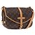 LOUIS VUITTON Monogram Saumur 30 Shoulder Bag M42256 LV Auth ka5588V Monogramma