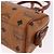 Borsa MCM Logogram Vicetos Mini Boston Bag PVC Leather 2way Brown Gold Auth 193348 Marrone D'oro - vista 10