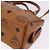 Borsa MCM Logogram Vicetos Mini Boston Bag PVC Leather 2way Brown Gold Auth 193348 Marrone D'oro - vista 16