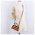 Borsa MCM Logogram Vicetos Mini Boston Bag PVC Leather 2way Brown Gold Auth 193348 Marrone D'oro - vista 21