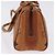 Borsa MCM Logogram Vicetos Mini Boston Bag PVC Leather 2way Brown Gold Auth 193348 Marrone D'oro - vista 3
