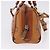 Borsa MCM Logogram Vicetos Mini Boston Bag PVC Leather 2way Brown Gold Auth 193348 Marrone D'oro - vista 4