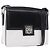 Céline Borsa a tracolla CELINE in pelle Nero Bianco Auth ka5694A