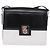 Céline Borsa a tracolla CELINE in pelle Nero Bianco Auth ka5694A - vista 13