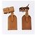 LOUIS VUITTON Etichetta per nome Powanie 10 Set Powanie Leather Beige LV Auth 191944 - vista 13