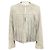 Autre Marque Chaqueta de cuero gamuza con flecos Fleurette Fawn