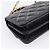 Borsa a mano CHANEL Matelasse in pelle verniciata 2way Nera Oro CC Auth 196372SAM Nero D'oro - vista 18