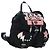 PRADA robot Rucksack Nylon Black Silver Auth 195301V Schwarz Silber