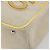 Borsa Tote CHANEL Choco Bar Cambon con catena in tela beige e CC argento Auth 195070A - vista 14