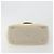 Borsa Tote CHANEL Choco Bar Cambon con catena in tela beige e CC argento Auth 195070A - vista 5