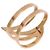Anillo Wise Ginette Ny en oro amarillo Dorado - vista 4
