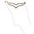 Collana Ginette Ny Wise jumbo in oro giallo 18k D'oro - vista 4