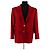 Blazer Burberry de lana rojo Roja