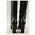 Botas de couro pretas Jimmy Choo Preto - vista 2