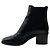 Botines Chelsea Chanel de piel negra CC Negro - vista 3