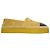 Espadrillas basse Chanel in pelle e camoscio trapuntato Tan / Black con punta rinforzata e logo CC impresso Cammello - vista 2