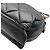Bolsa de ombro acolchoada em couro preto Salvatore Ferragamo com laço - vista 7