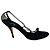 Giuseppe Zanotti Black Crystal Embellished Strappy Satin Sandals - view 2