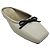 Mules ballerine in pelle Taupe con dettaglio fiocco e Monili Brunello Cucinelli