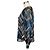 Blusa de seda con estampado chevron negro / azul multi de Preen by Thornton Bregazzi Multicolor - vista 2