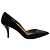 Sapatos d'Orsay Lanvin em cetim preto / brocado jacquard - vista 2