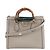 Gucci Bamboo Diana Leather 2 Way Handbag in Beige