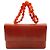 Autre Marque Borsa Collana Darby Scott in pelle di lucertola arancione