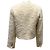 Frame Denim Giacca cropped Frame in tweed ecru con bottoni anteriori Beige - vista 3