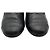 Stivaletti Chanel in pelle nera con tacco impreziosito da perle Nero - vista 5