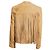 Autre Marque Fleurette Camel Wildlederjacke mit Fransen Kamel - Ansicht 3