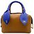Delvaux Tan / Blue The Cool Box MM Satchel Marrone