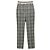 Peserico Grey Tailored Plaid Wool Pants