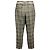 Peserico Grey Tailored Plaid Wool Pants - view 3