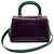 Autre Marque Borsa a tracolla Kwanpen Purple / Green Croc Porpora - vista 3