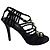 Chanel RARE Vintage 1999 Sandali Caged in Raso Nero con Fiocco e Strass - vista 2
