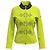 Giacca Bogner verde lime ricamata con zip frontale