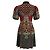 Autre Marque Alice + Olivia Mini abito patchwork rosso / blu multi Multicolore - vista 3