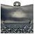Timeless Borsa Maxi Flap Chanel in pelle verniciata blu navy - vista 9