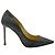 Décolleté Shimmer Silver Pewter Jimmy Choo Argento - vista 2