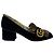 Gucci GG Marmont Pumps mit Regenbogen-Kristallfransen Schwarz - Ansicht 2