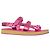 Sandali Chanel 2019 in pelle di agnello metallizzata rosa - vista 2