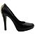 Décolleté platform in pelle nera Givenchy con decorazioni in metallo dorato Nero - vista 2