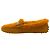 Mocassini da guida Tod's in shearling arancione - vista 3