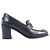 Mocassini Hermès Dauphin 70 in pelle 38 da donna in Black Constance 231041Z Nero