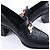 Mocassini Hermès Dauphin 70 in pelle 38 da donna in Black Constance 231041Z Nero - vista 13